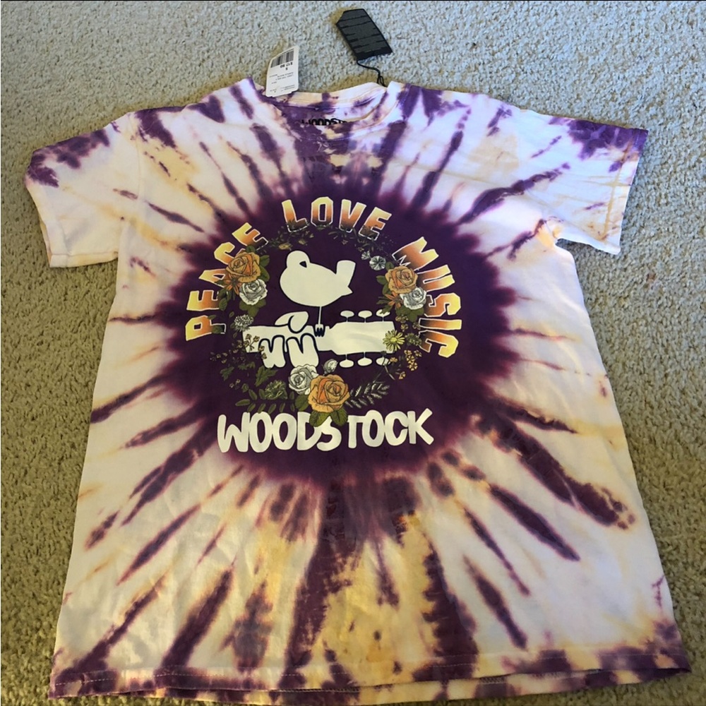 Woodstock tye dye shirt